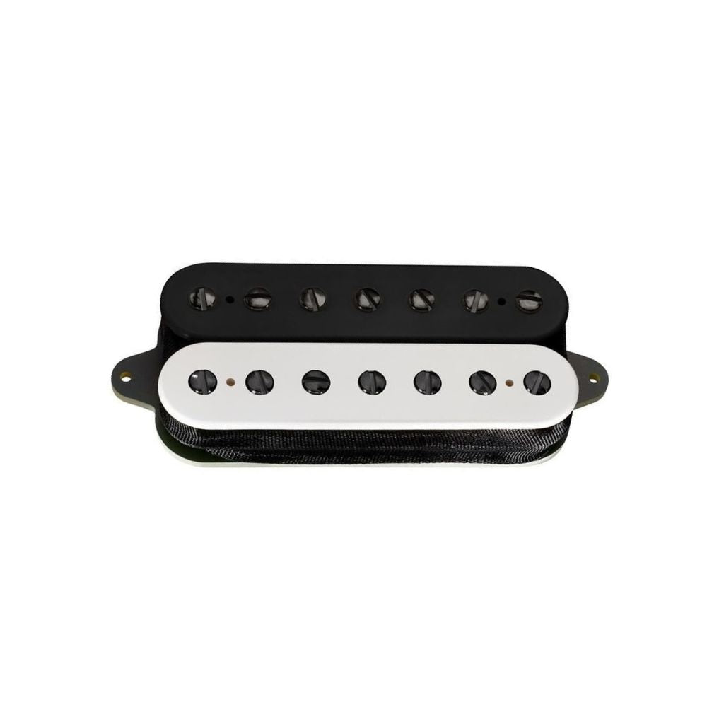 DiMarzio Rainmaker 7 Humbucker Pickup - Black/White with Black Poles