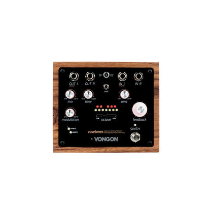 Vongon Rosetones Resonant String Synthesizer Effect Pedal Front