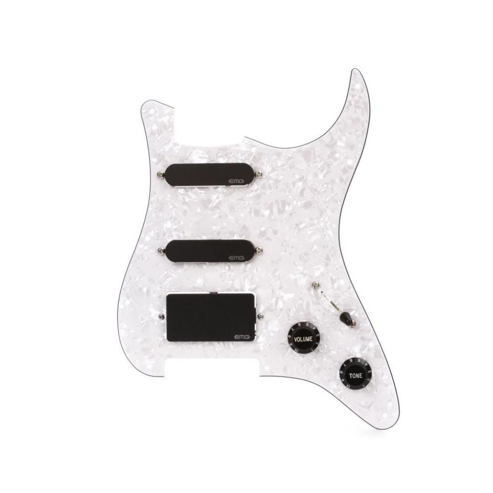 EMG KH20 Kirk Hammett Pre-wired Pickguard with 3 Pickups - White Pearl