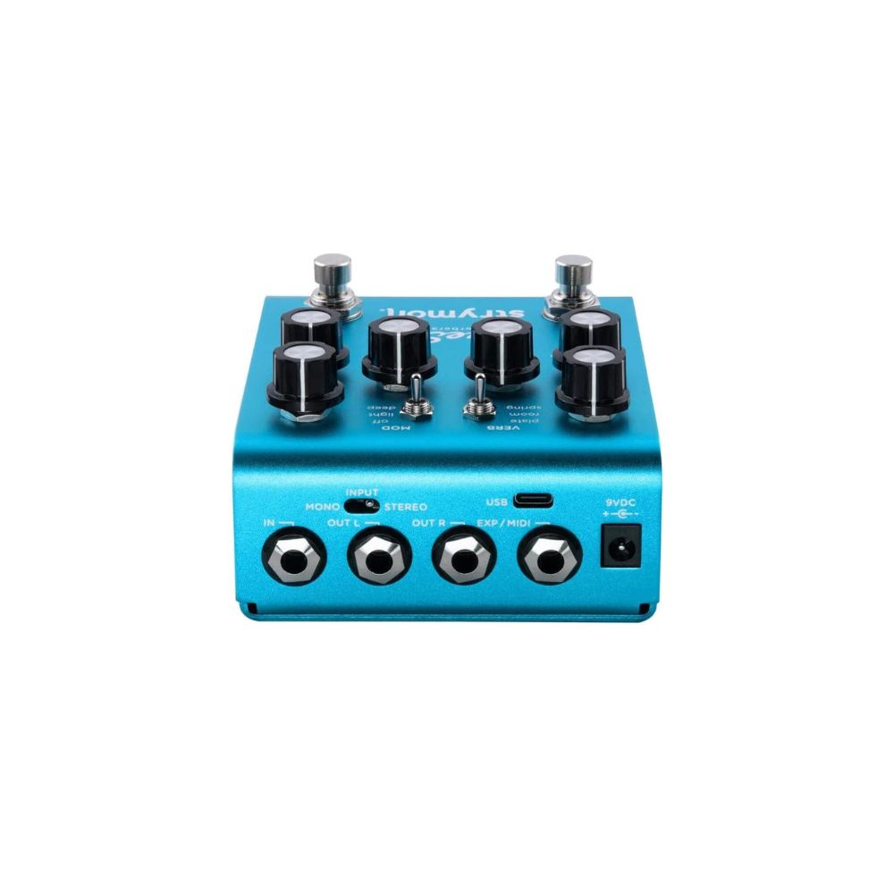 Strymon BlueSky V2 Reverberator Reverb Pedal Rear