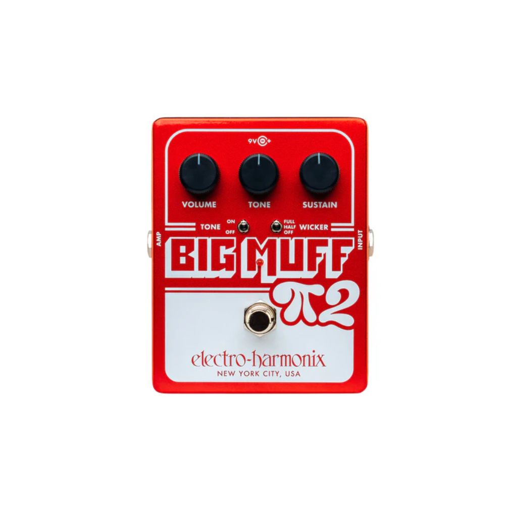 Electro-Harmonix Big Muff Pi 2 with Tone Wicker Fuzz Effect Pedal Front