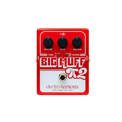 Electro-Harmonix Big Muff Pi 2 with Tone Wicker Fuzz Effect Pedal Front