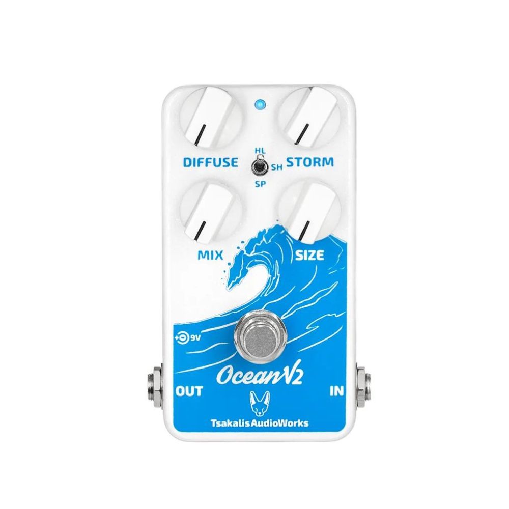 Tsakalis Audioworks Ocean v2 Reverb Pedal