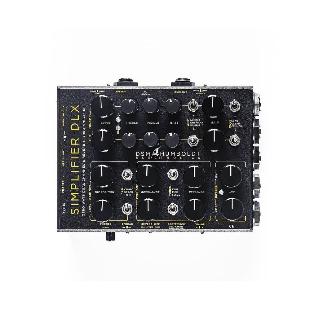 DSM Humboldt Simplifier Deluxe Zero Watt Dual Channel Stereo Amplifier w/ Reverb