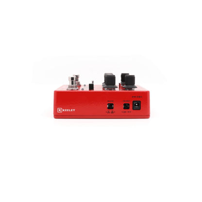 Keeley Electronics Red Nectar Compressor and Overdrive Pedal Side