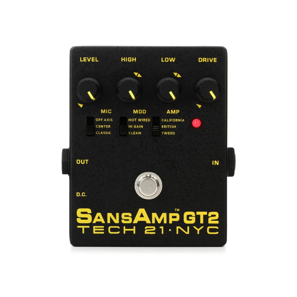 Tech 21 SansAmp GT2 Amp Simulator Pedal