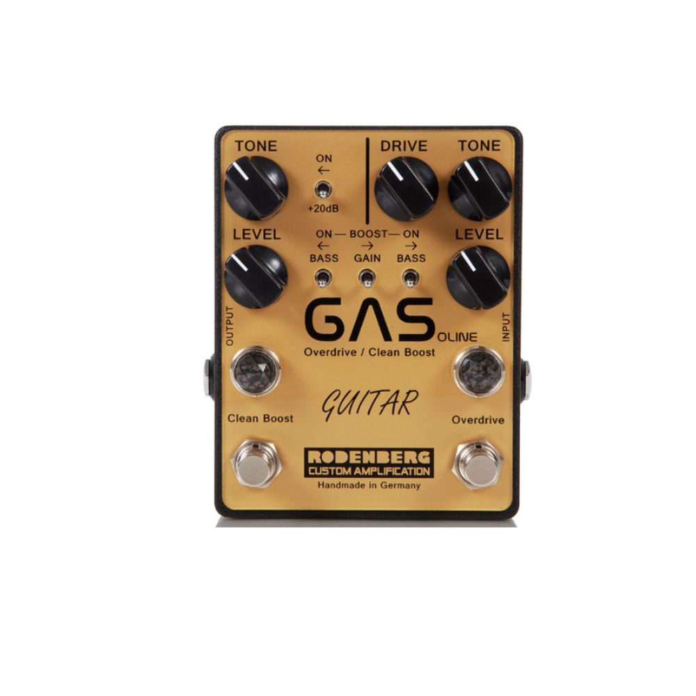 Rodenberg GAS (OD/CB) for Guitar Low/High Gain Overdrive Boost Front