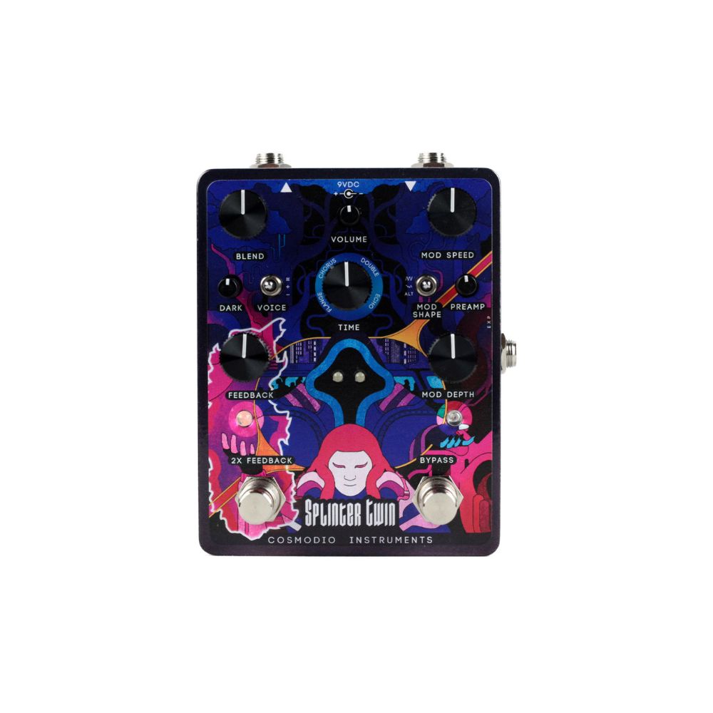 Time Splinter Clocks Cosmodio Splinter Twin Time Modulation Workstation Delay Pedal ...