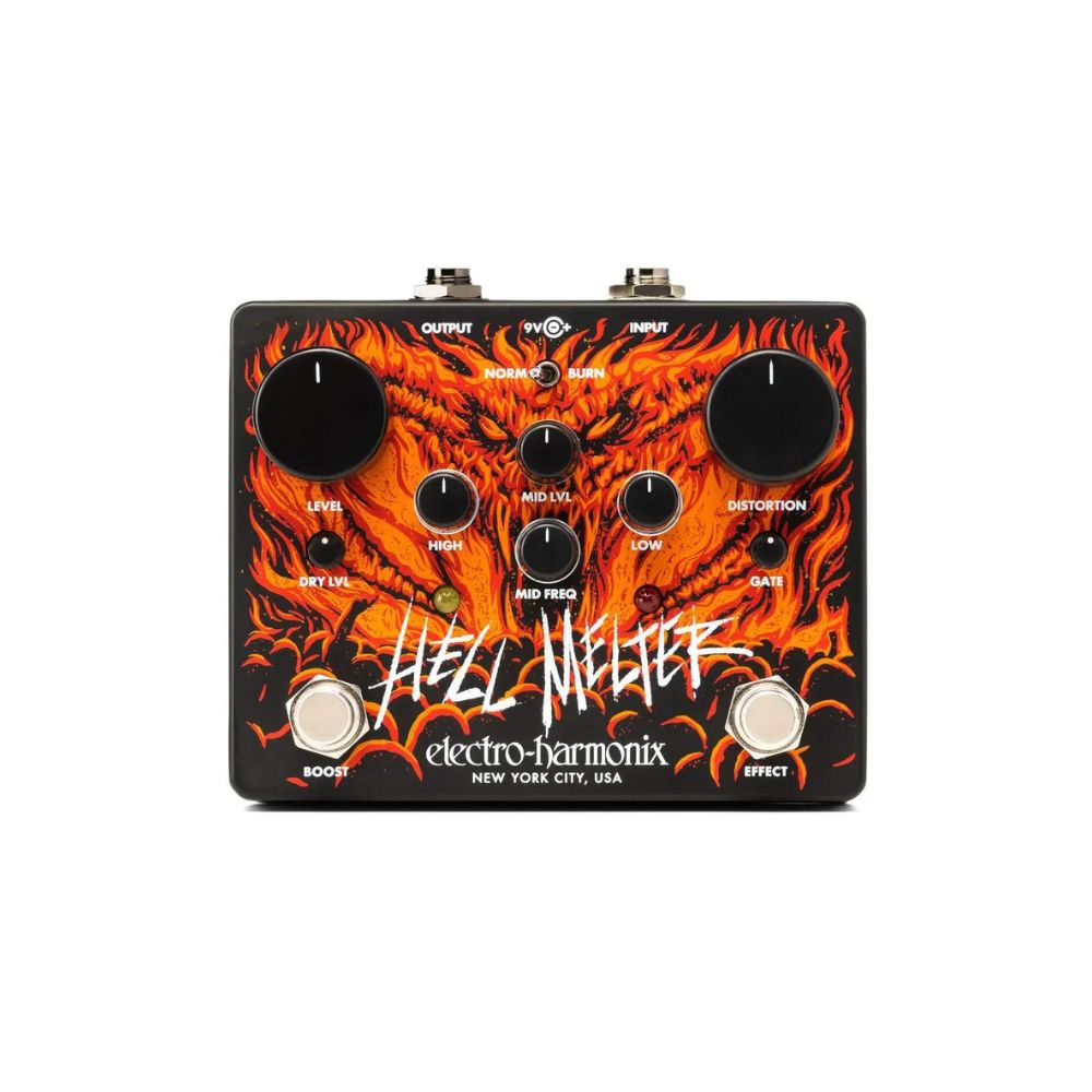 Electro-Harmonix Hell Melter Advanced Metal Distortion Pedal