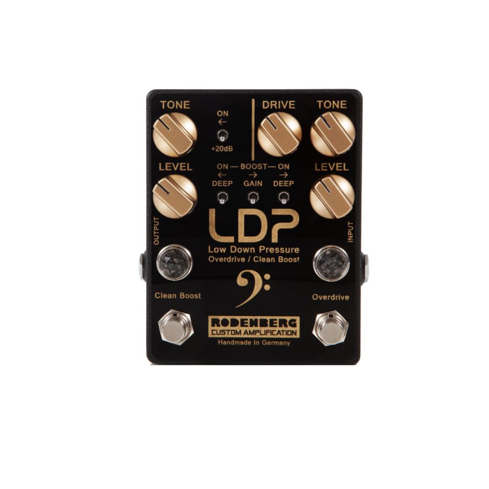 Rodenberg LDP (OD/CB) – for Bass Low/High Gain Overdrive Boost LOW DOWN PRESSURE Front