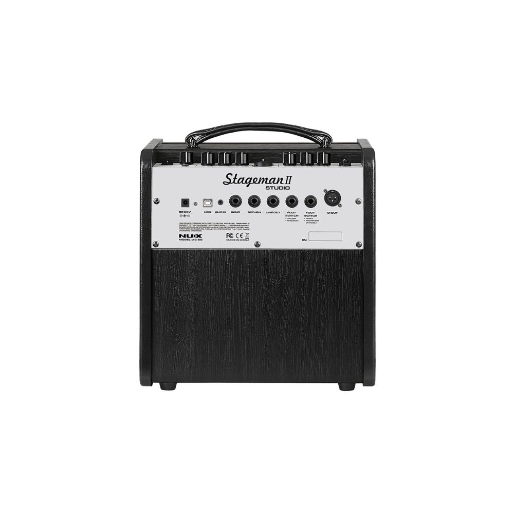 NUX AC-60 Stageman II Acoustic Amplifier Back