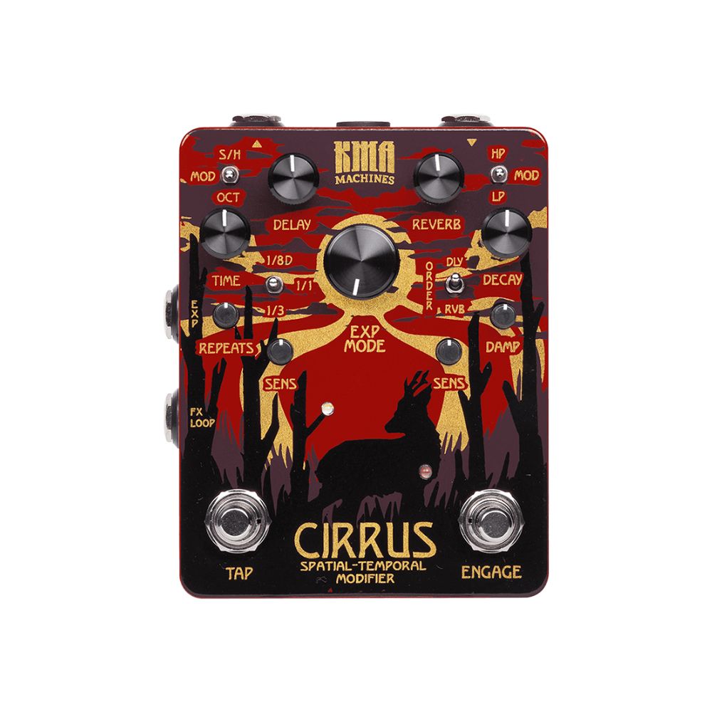 KMA Machines Cirrus Spatial-Temporal Modifier Delay And Reverb Pedal