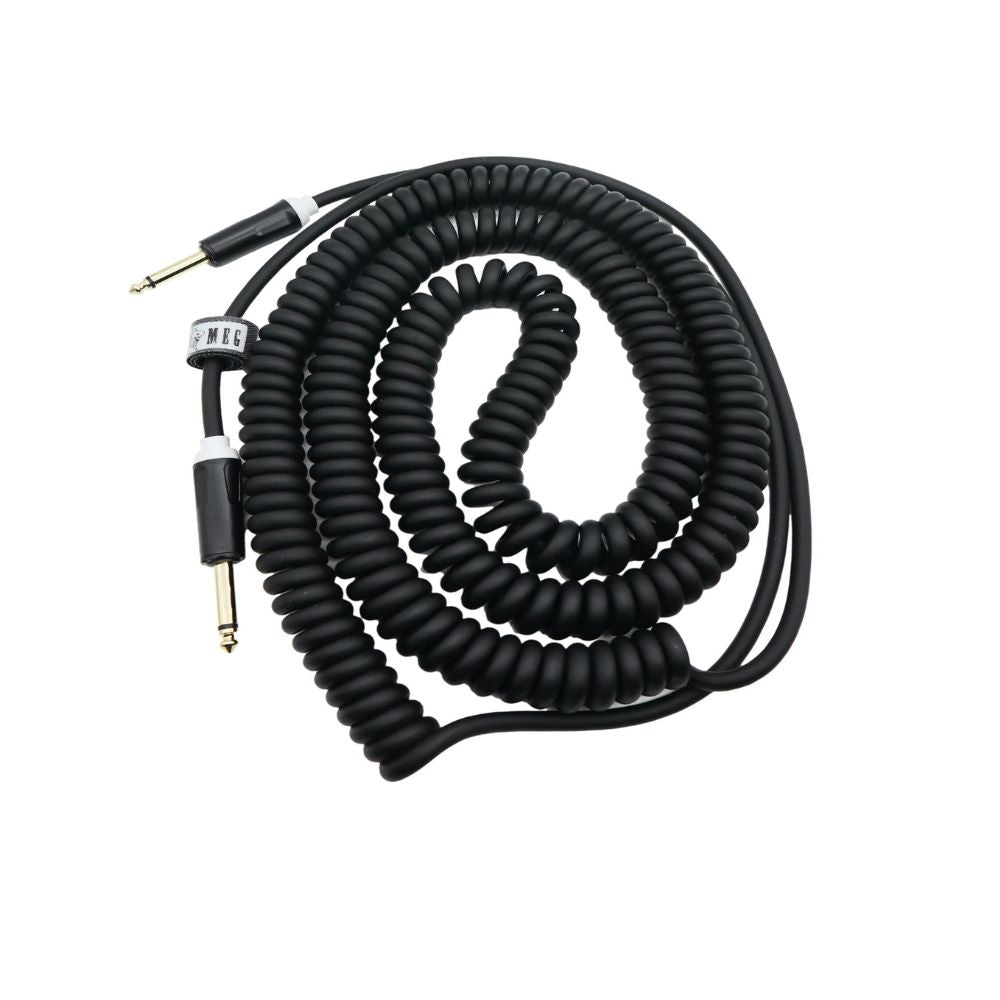 MEG Instrument Coily Cables Black