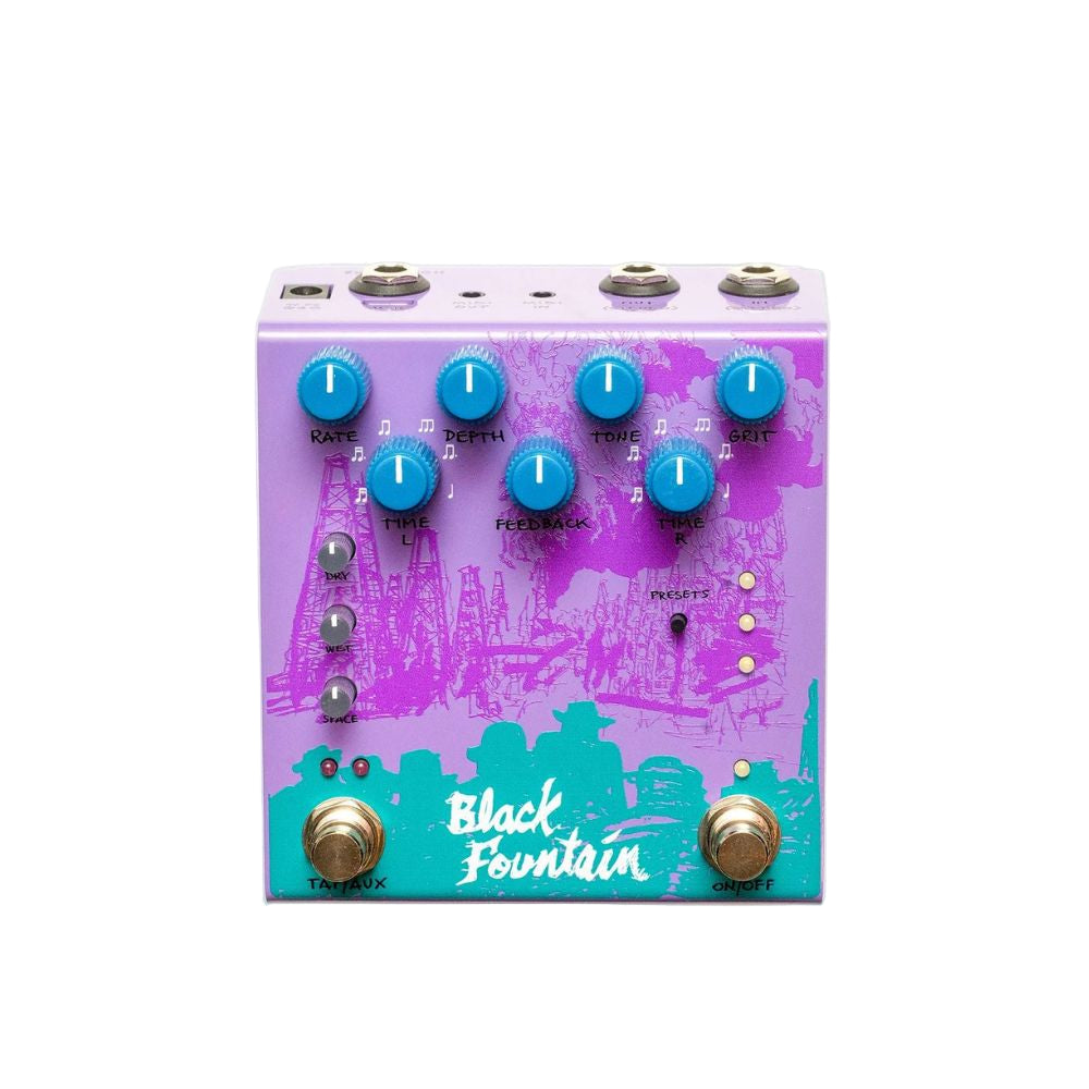 Old Blood Noise Endeavors Black Fountain Stereo Wildberry Custom Colorway