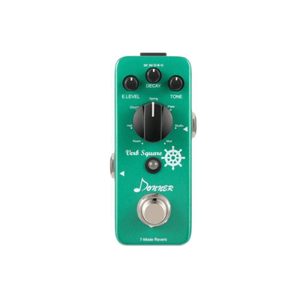 Donner Verb Square Digital Reverb Pedal Front
