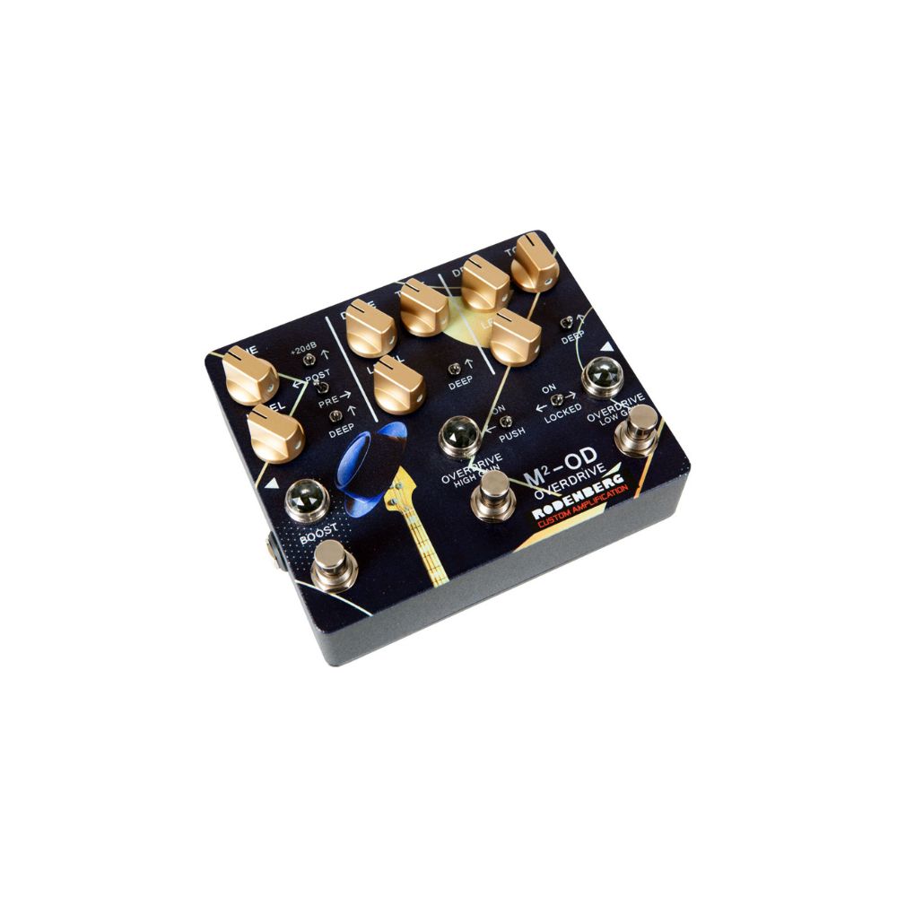 Rodenberg M2-OD for Bass Custom Shop Low/High Gain Overdrive Boost Side