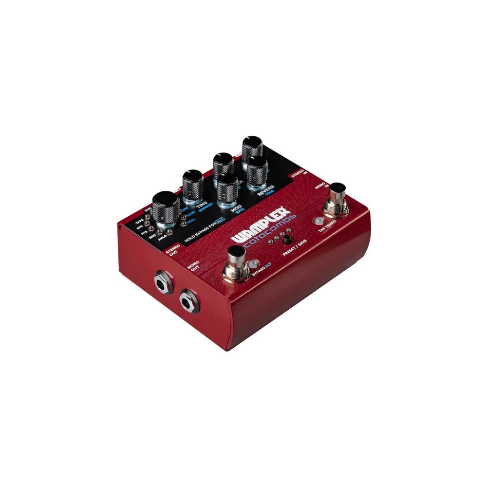 Wampler Catacombs Reverb and Delay Pedal Side
