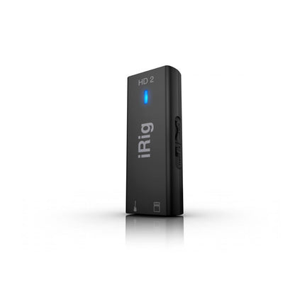 IK Multimedia iRig HD-2 Guitar Interface for iPhone, iPad, Mac and PC Front