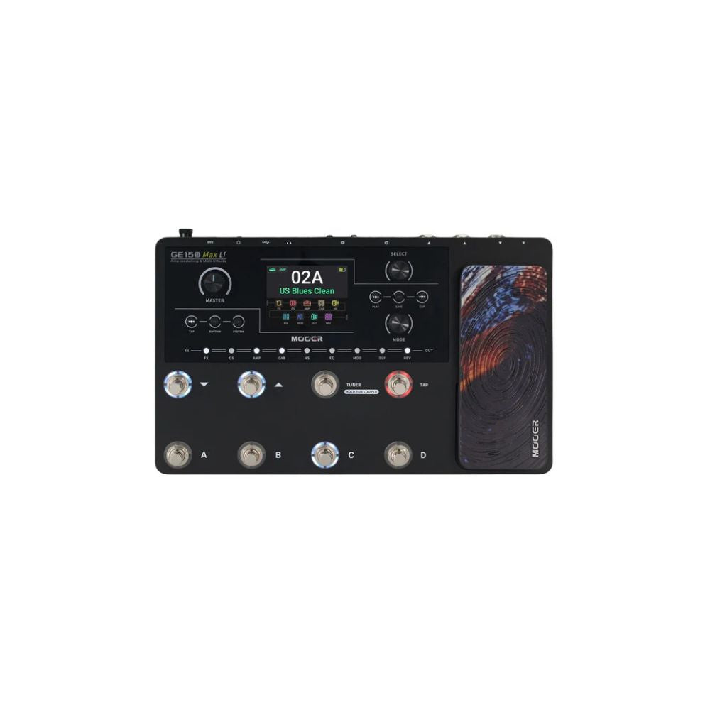 Mooer GE150 Max Li Rechargeable Lithium Battery Version Multi-Effects Pedals