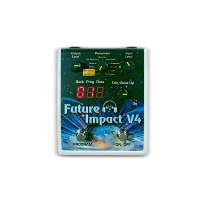 Panda Audio Future Impact V4 Bass guitar synthesizer Pedal Front