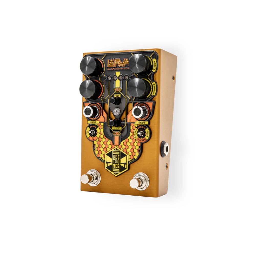 Beetronics LARVA Morphing Phaser Pedal Side