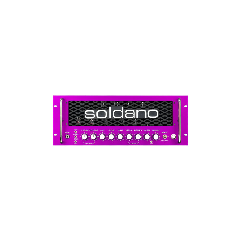 Soldano SLO-100 Rack 2 Channel – 100 Watt – All-Tube Rackmount Guitar Amp Front