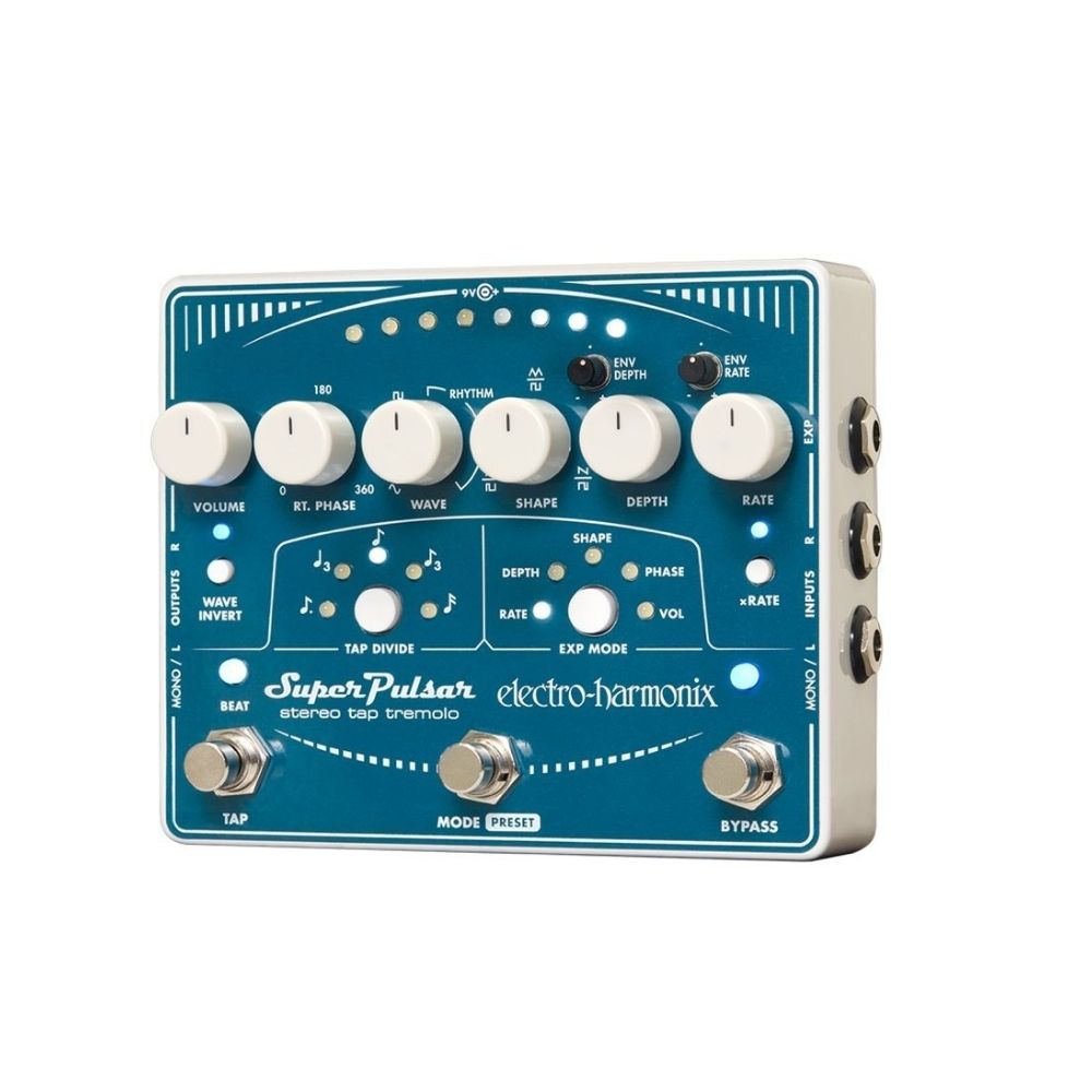 Electro-Harmonix Super Pulsar Stereo Tap Tremolo