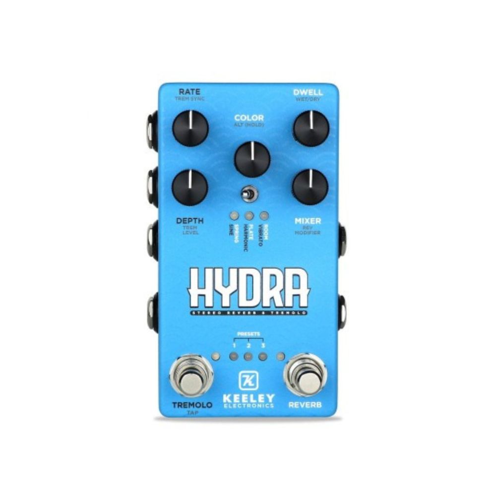 Keeley Hydra Stereo Reverb &amp; Tremolo Pedal