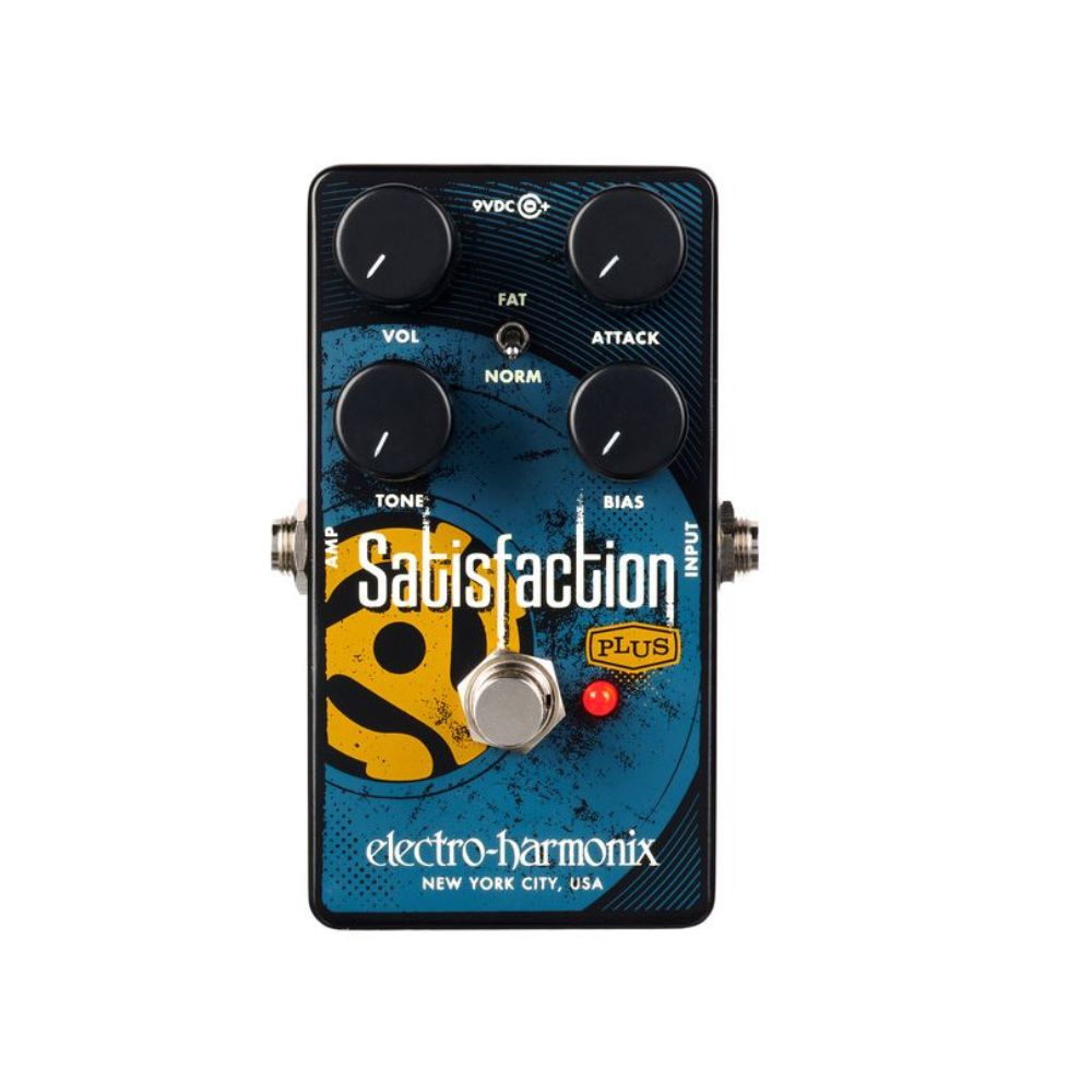 Guitar Pedal X - GPX Blog - Electro-Harmonix reboots its Satisfaction Fuzz  Tone style pedal as the Satisfaction Plus - with 3 additional controls -  Fat Switch, Tone and Bias