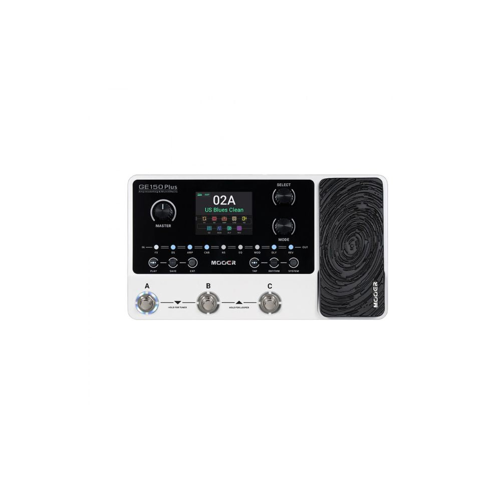 Mooer GE150 Plus Amp modelling &amp; Multi Effects Processor Front