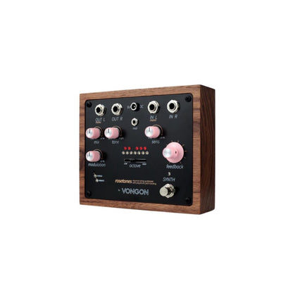 Vongon Rosetones Resonant String Synthesizer Effect Pedal Side