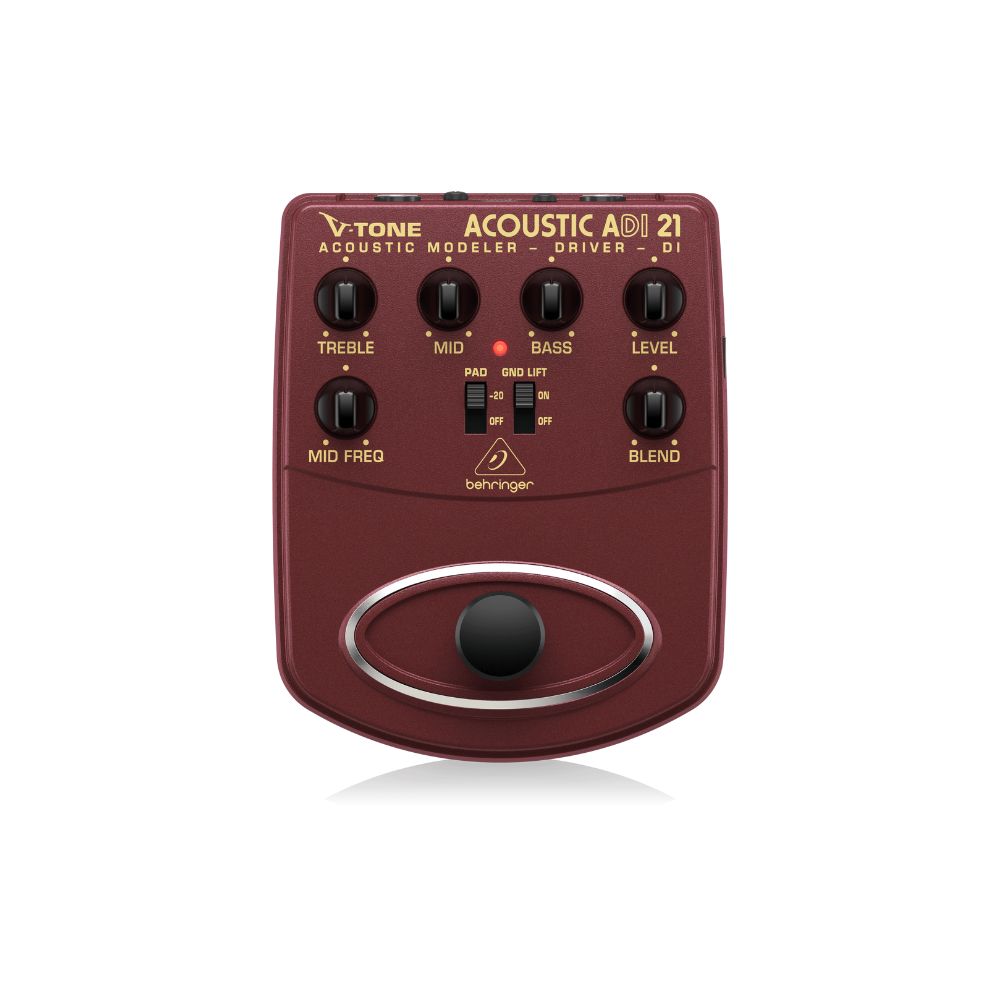 Behringer ADI21 V-Tone Acoustic Driver DI Pedal Front