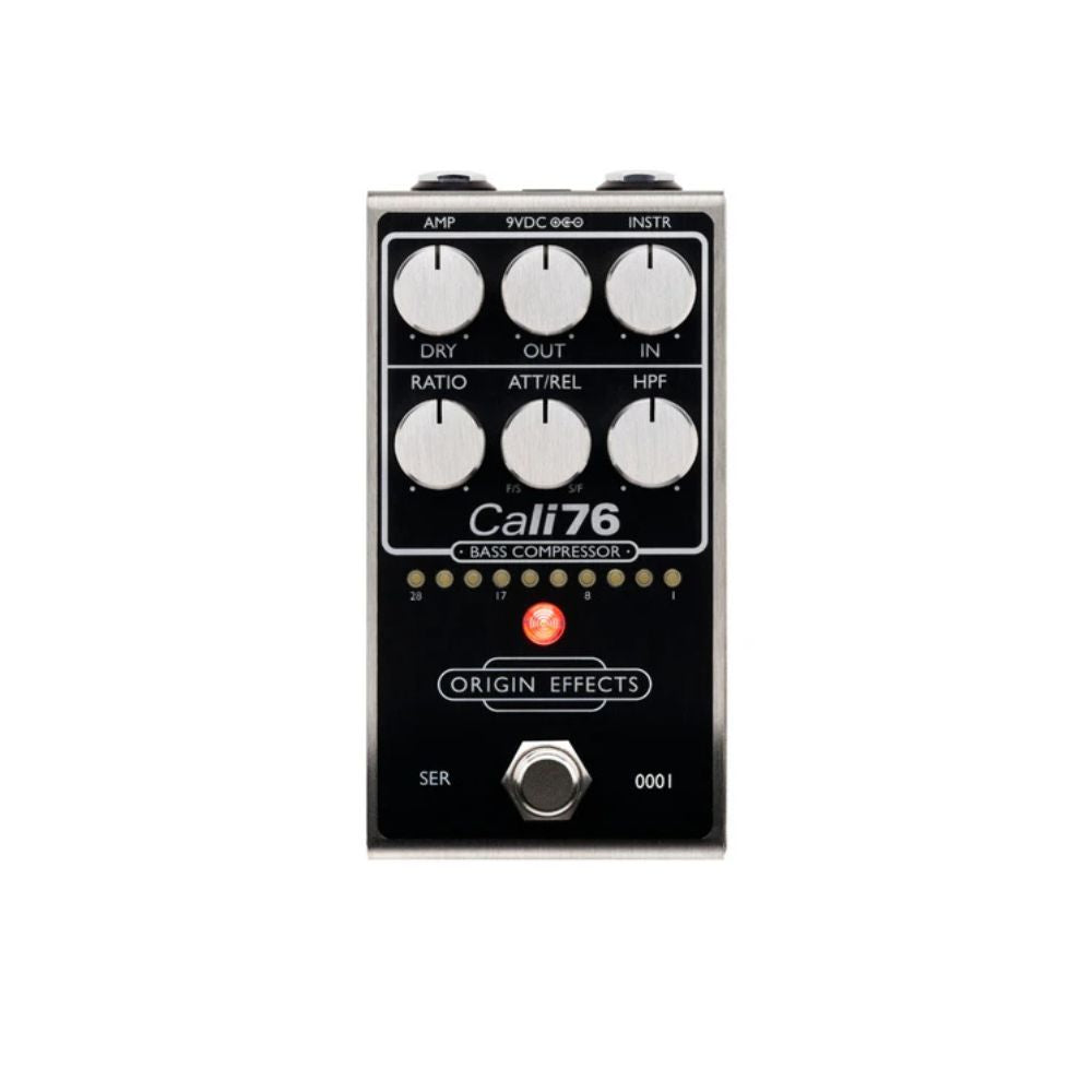 Origin Effects Cali76 MK2 FET Bass Compressor Effect Pedal Front