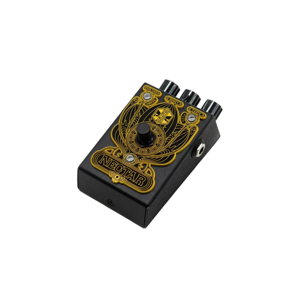Beetronics Nectar Tone Sweetener • Babee Series Fuzz &amp; Overdrive Pedal Side