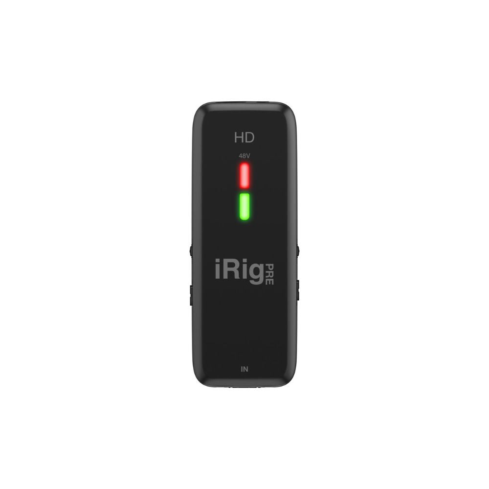 IK Multimedia iRig Pre HD Microphone Interface with Studio Quality Preamp Front