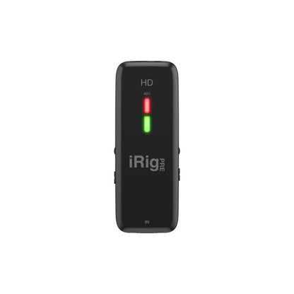 IK Multimedia iRig Pre HD Microphone Interface with Studio Quality Preamp Front