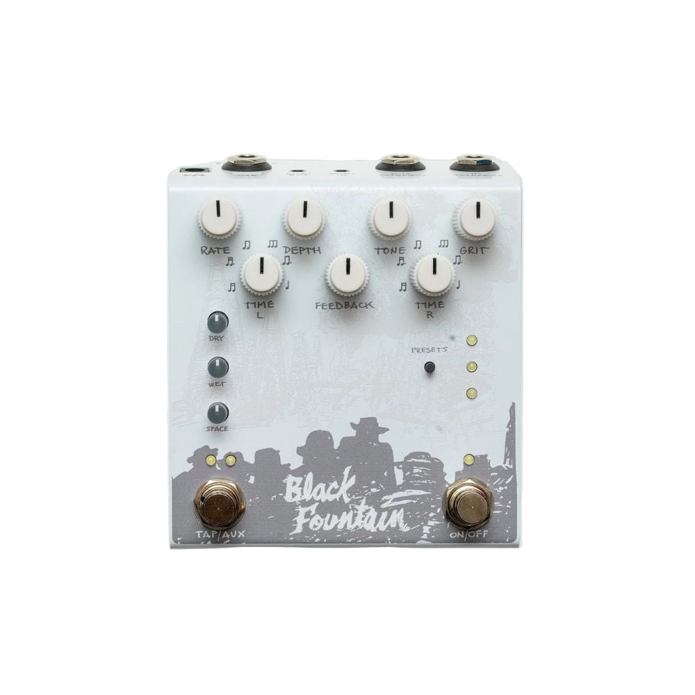 Old Blood Noise Endeavors Black Fountain Stereo Revolver-esque Colorway