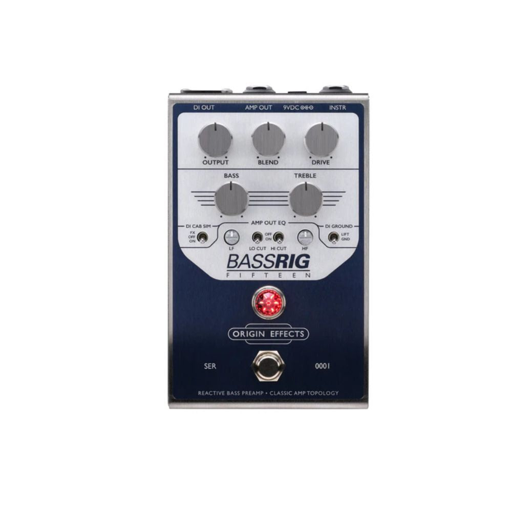 Origin Effects BassRig Fifteen Bass Preamp Effect Pedal