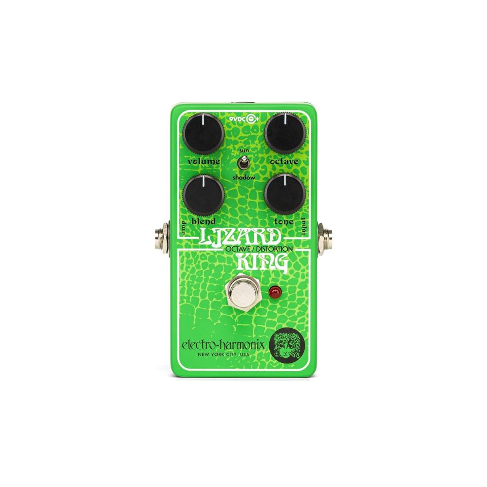 Electro-Harmonix Lizard King Bass Octave &amp; Fuzz Pedal Front 