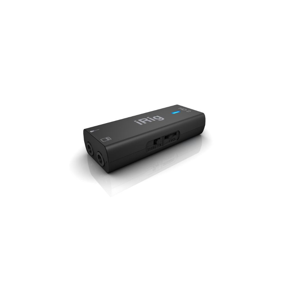 IK Multimedia iRig HD-2 Guitar Interface for iPhone, iPad, Mac and PC Side