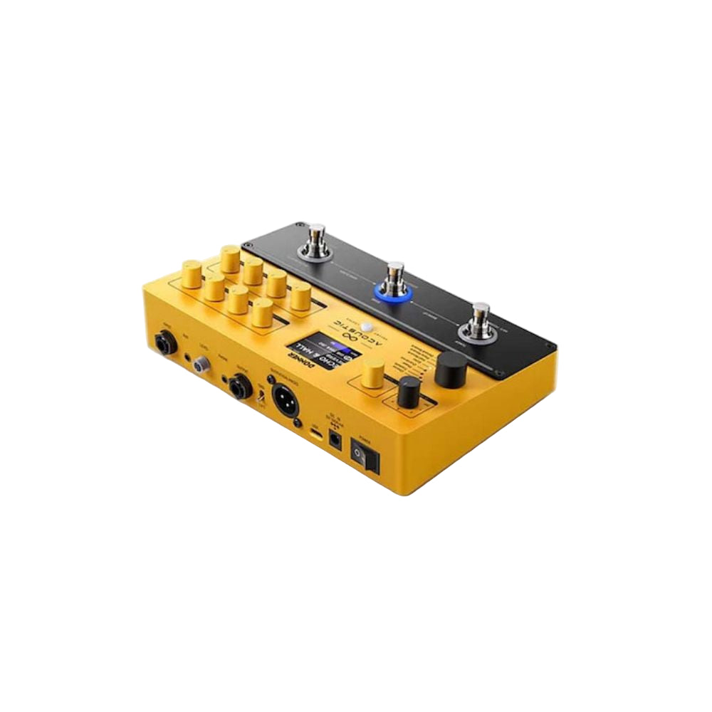 Donner APL – Acoustic Guitar Multi-Effects Pedal Rear