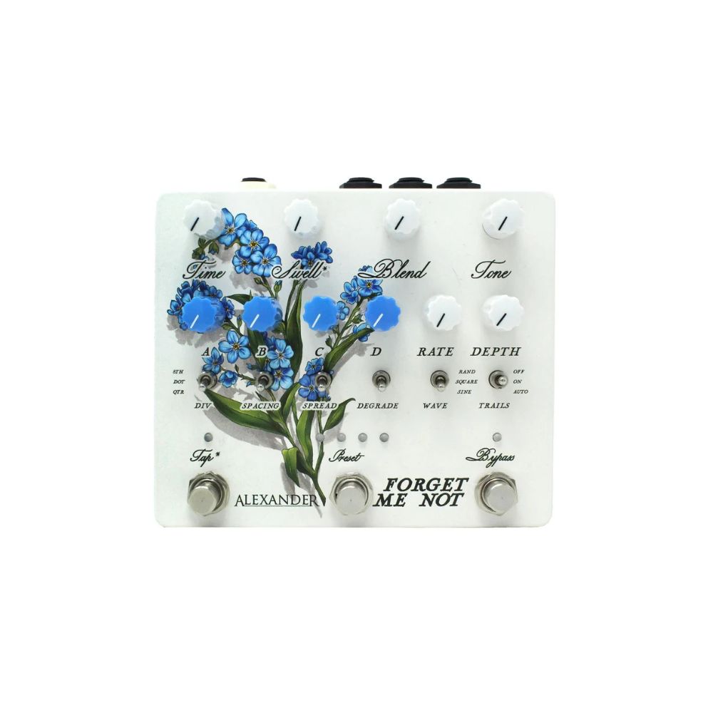Alexander Pedals Forget-Me-Not Reverb Pedal Front