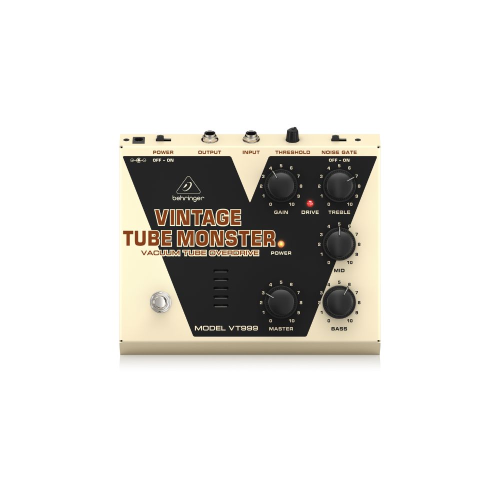 Behringer VT999 Vintage Tube Monster Overdrive Pedal Front