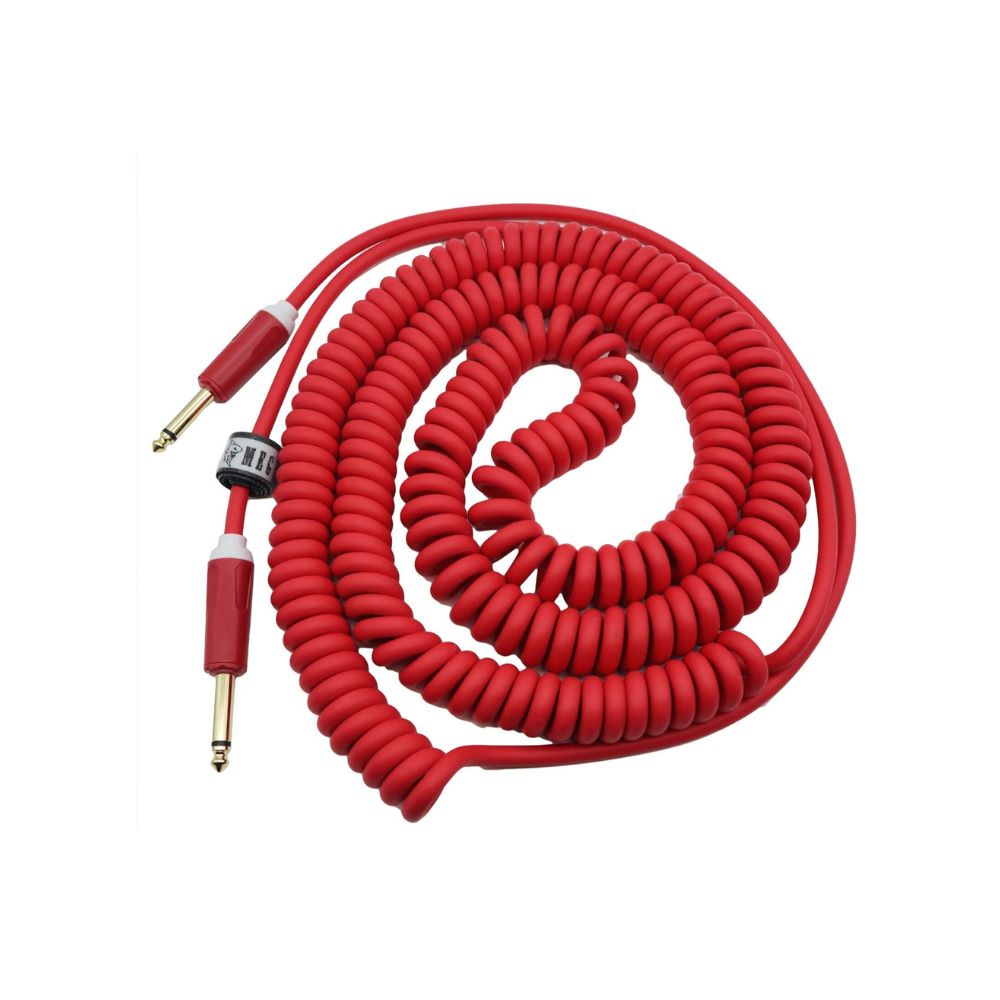 MEG Instrument Coily Cables Red