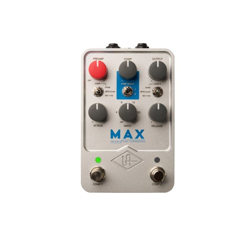 Universal Audio MAX Preamp & Dual Compressor Pedal Front