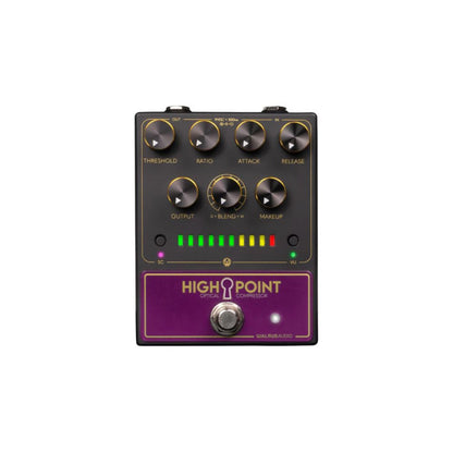 Walrus Audio Highpoint Analog Optical Compressor Effect Pedal Front