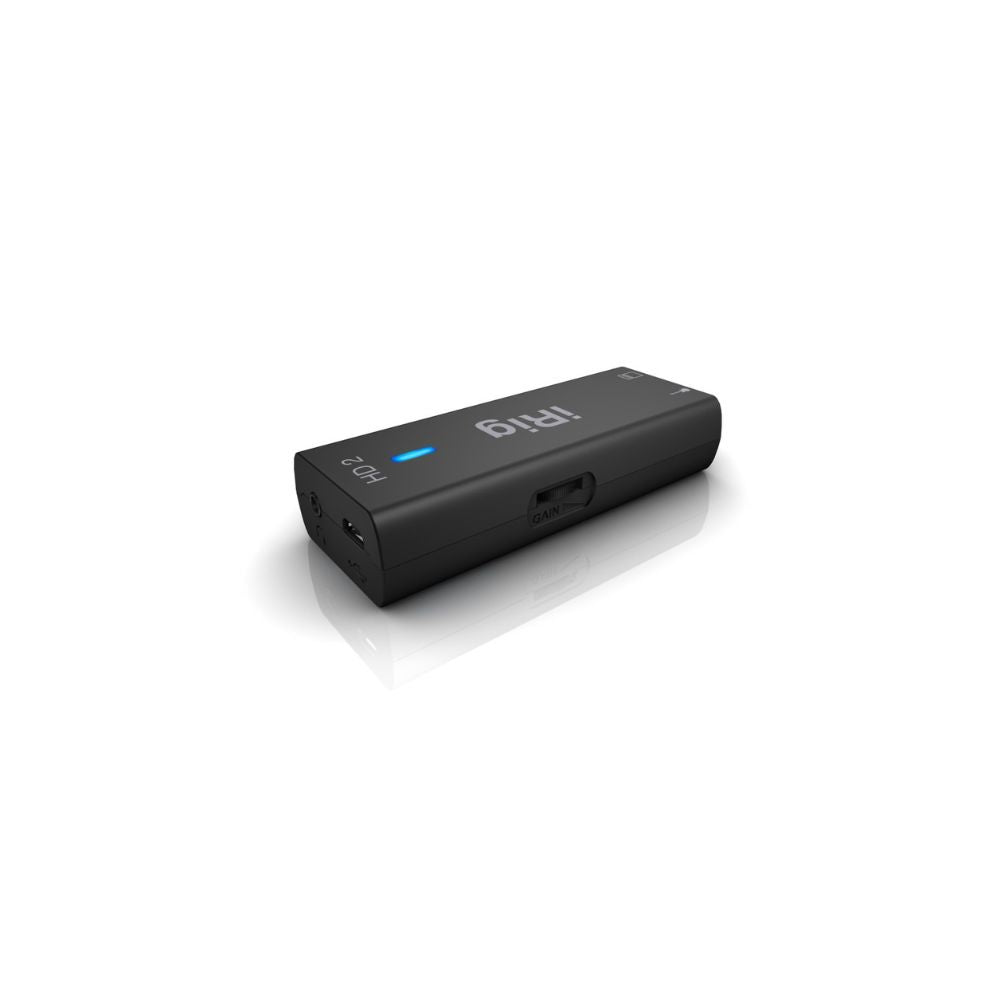 IK Multimedia iRig HD-2 Guitar Interface for iPhone, iPad, Mac and PC Side