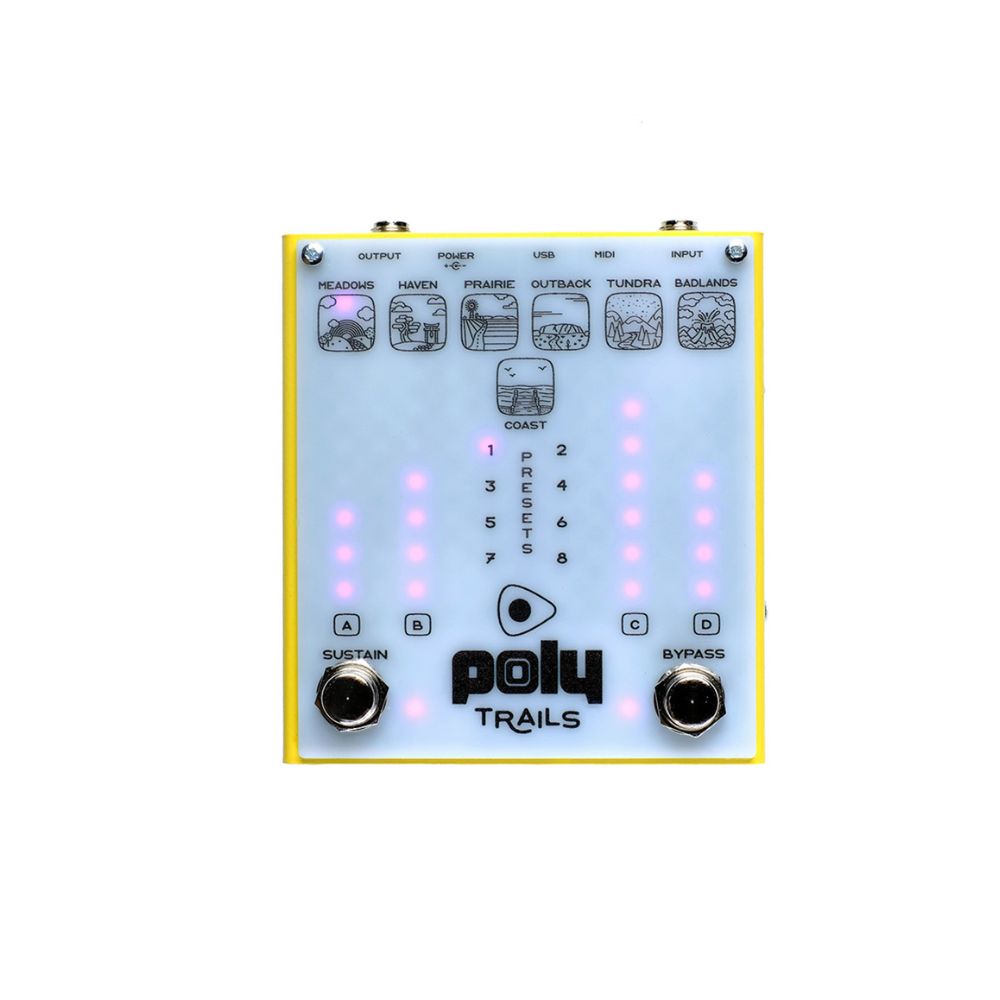 Poly Effects Trails Texture Effect Pedal Front