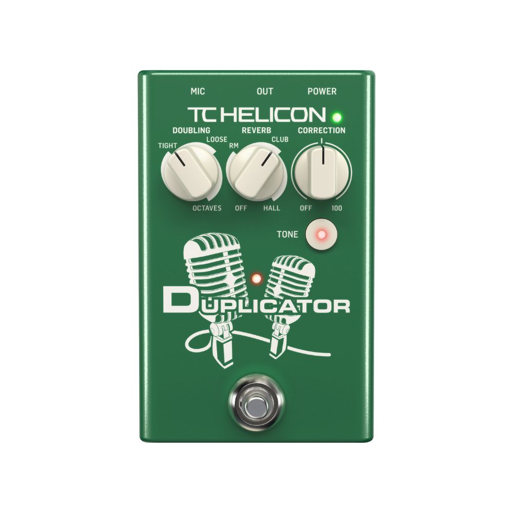 TC Helicon Duplicator - Vocal Effects with Doubling, Reverb and Pitch Correction Pedal