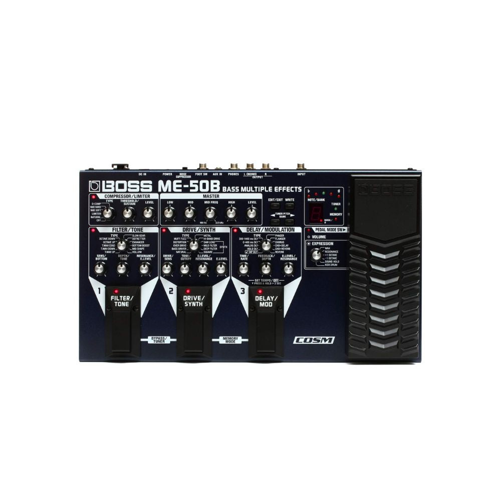 BOSS ME50B Bass Multi Effects Front